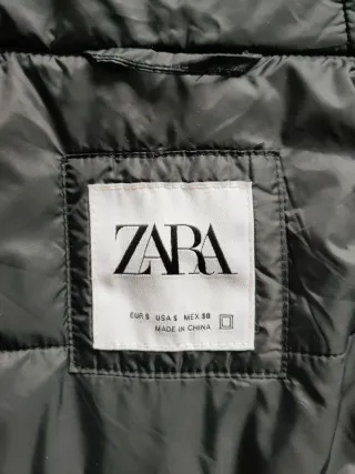 Cazadora Zara Man muy ligera, acolchada