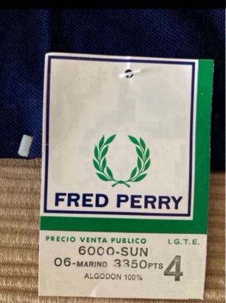 Polo Fred Perry Azul Marino Talla S