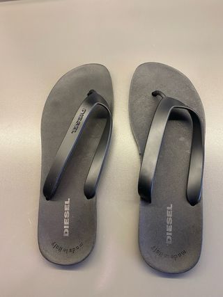 Chanclas Diesel Splish Negras Talla: 45/46