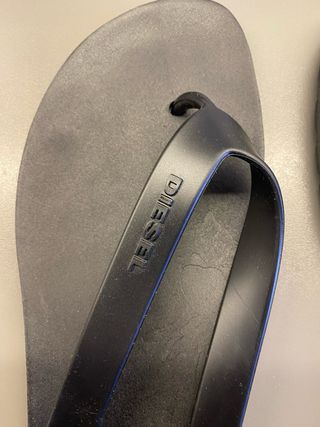 Chanclas Diesel Splish Negras Talla: 45/46