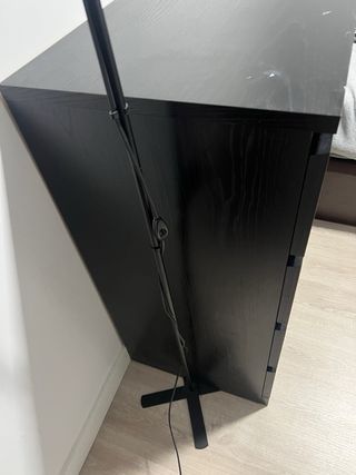 Cómoda Malm Ikea 4 cajones madera