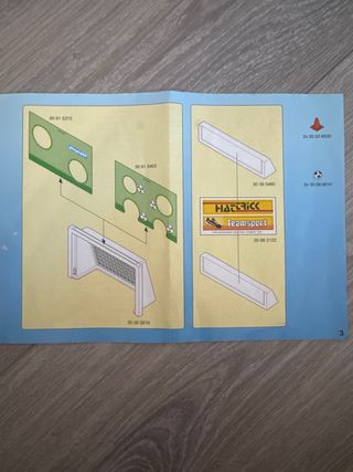 Portería Fútbol Playmobil con Accesorios