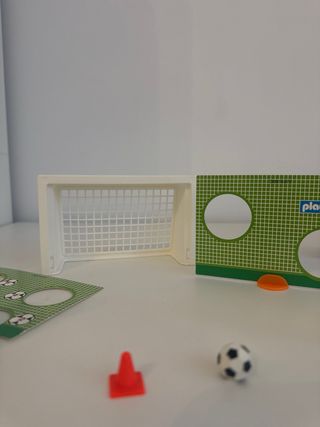 Portería Fútbol Playmobil con Accesorios