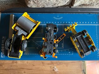 Lotto 3Modellini Majorette Isuzu Vintage Bulldozer