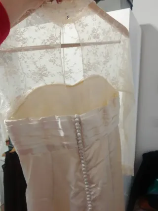 Vestido de Novia Hecho a Mano Talla L