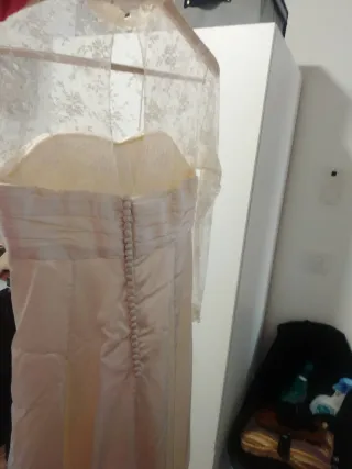 Vestido de Novia Hecho a Mano Talla L
