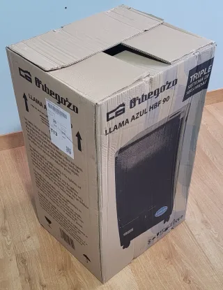 Stufa a gas fiamma blu Orbegozo HBF 90 4200W + Scatola