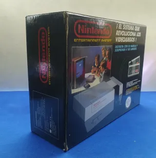 CONSOLA NINTENDO NES CON CAJA PAL ESPAÑA