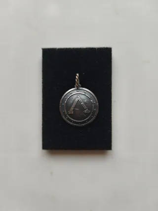 Colgante Plata Escudo Espartano