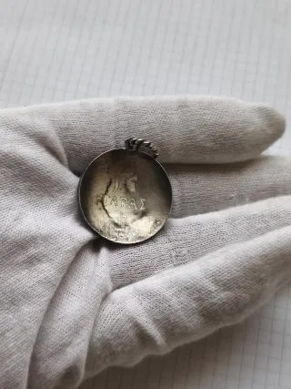 Colgante Plata Escudo Espartano