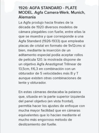 Cámara Agfa Vintage