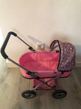 Carro de muñecas con capota