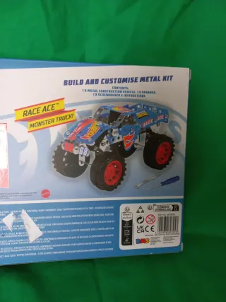 Hot Wheels Monster Trucks Kit Metal Race Ace