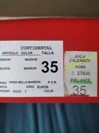 Botas Wonder Marrones Talla 35