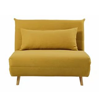 Divano letto pieghevole Maisons du Monde giallo