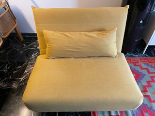 Divano letto pieghevole Maisons du Monde giallo