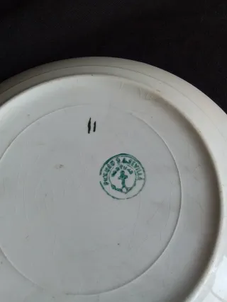 2 Platos La Cartuja de Sevilla Antiguos