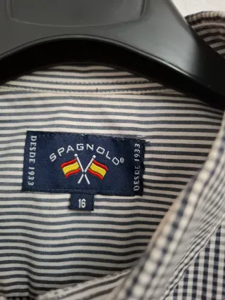 Camisa de niño a cuadros spagnolo