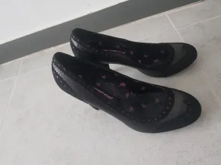 Zapatos de tacón negros mujer