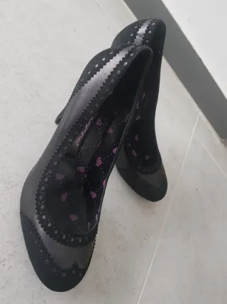 Zapatos de tacón negros mujer