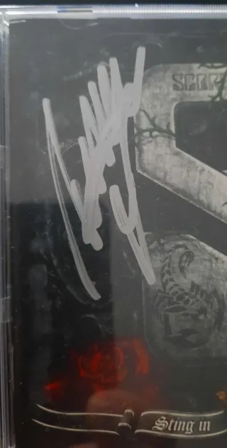 Scorpions Sting in the Tail CD AUTOGRAFATO