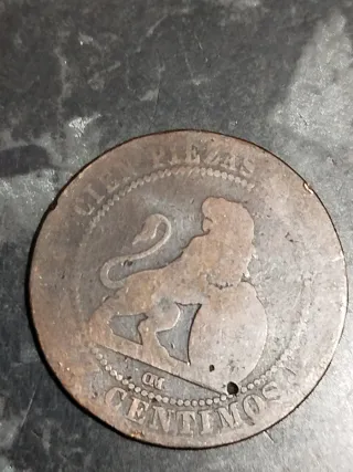Moneda 10 Céntimos Siglo XIX