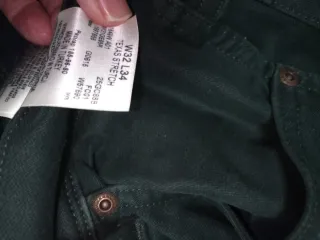 Pantalones Wrangler Verde oliva Vaqueros