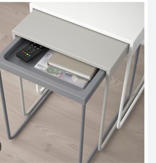 Juego 3 mesas anidamiento metal. Ideal para salón.