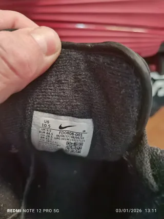 Zapatillas Nike Negras y Grises