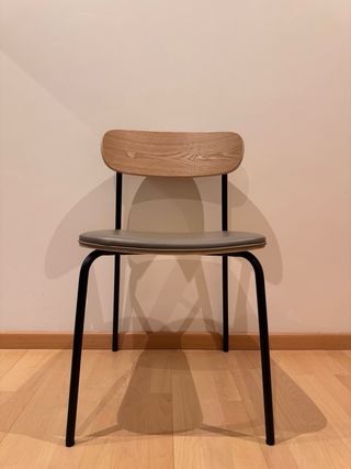 Mesa redonda cristal 120cm + 4 sillas