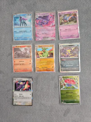Lote Cartas Pokémon Suicune, Mismagius, Zacian..