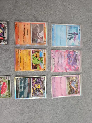 Lote Cartas Pokémon Suicune, Mismagius, Zacian..