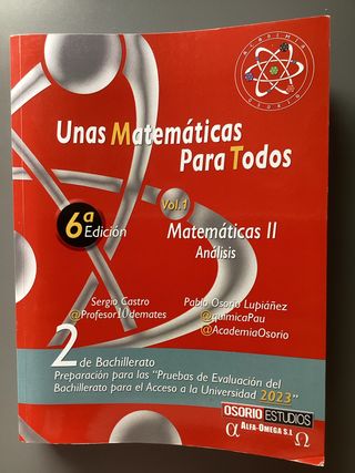 Unas matematicas para todos