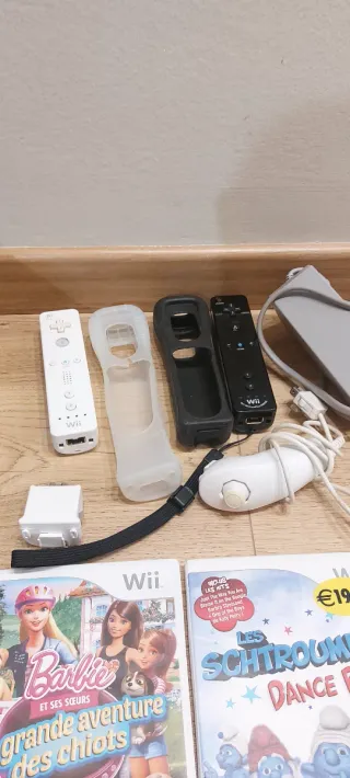 Nintendo Wii Console Nera + Giochi