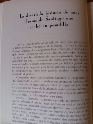 Anecdotario bolístico y Antropología, Etnografía..