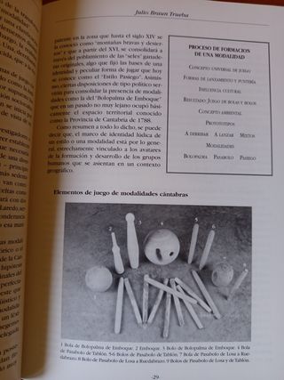 Anecdotario bolístico y Antropología, Etnografía..
