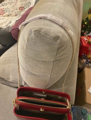 Borsa Furla Pelle Andromeda Rosso Scuro