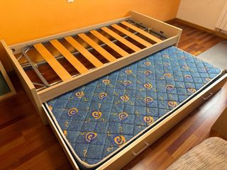 Cama nido con cajón o cama auxiliar