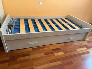 Cama nido con cajón o cama auxiliar