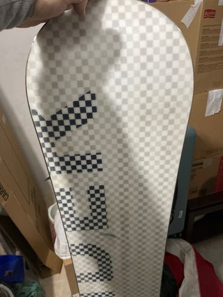 Tabla de Snowboard con Fijaciones