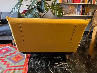 Divano letto pieghevole Nio giallo senape