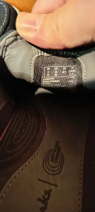 Zapatos Clarks Donaway Free Azul Marino Talla 41