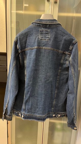 Cazadora vaquera Zara unisex azul