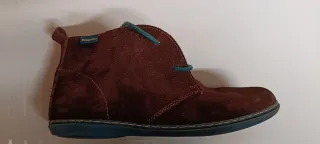 Botines Serraje Marrón Conguitos Niño