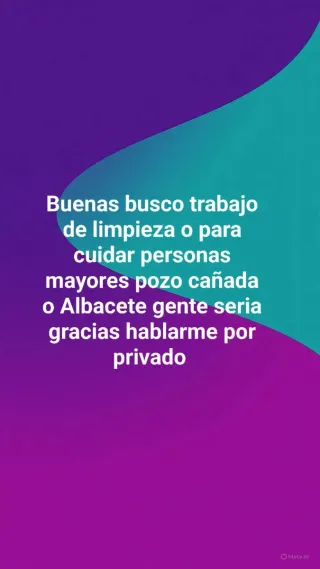 Chica con experiencia con incorporación inmediata