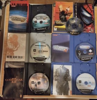 Lote de videojuegos PS2 + Eye Toy Playstation 2