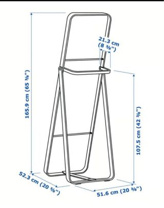 Espejo IKEA IKORNNES Madera haya