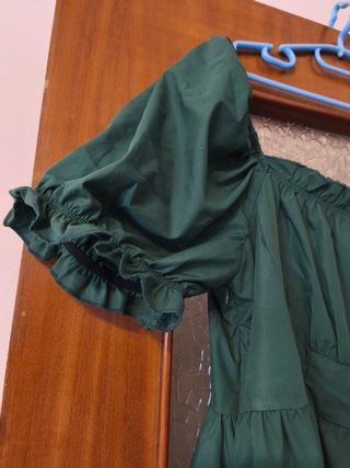 Abiti bustino arricciato con manica a sbuffo