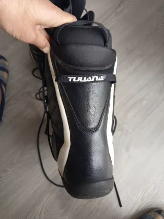 Botas Snowboard Tijuana Negras Talla 45