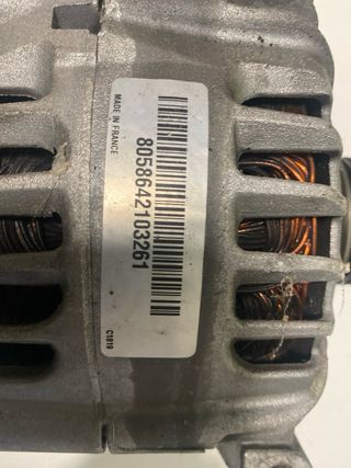 Alternador Valeo A616938A Peugeot 308  1.6